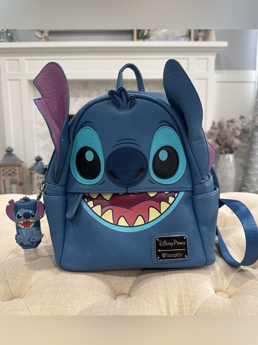 Disney Stitch Blue & Turquoise Kids Mini Backpack